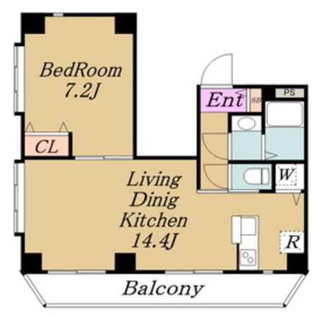 リンクフィールド中野の物件間取画像
